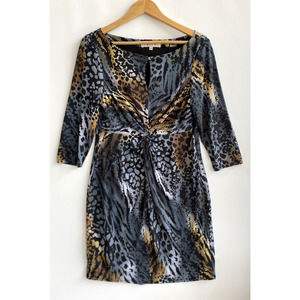 Evan Picone Animal Print Dress -